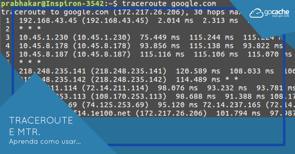 MTR - Traceroute Principal